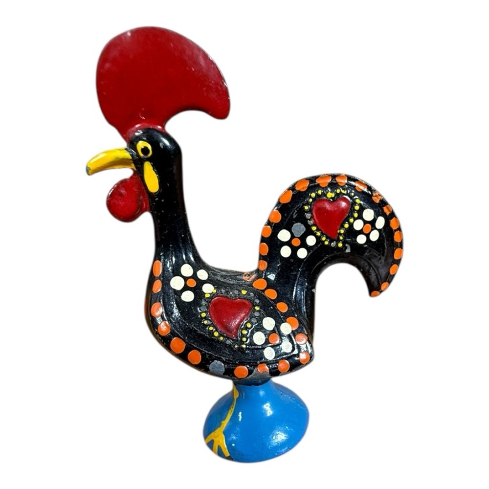 Cast Iron Painted Rooster‎